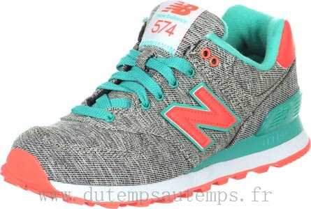 new balance wl574 w chaussures gris turquoise